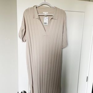 H&M Knit Shirt Dress. NWT